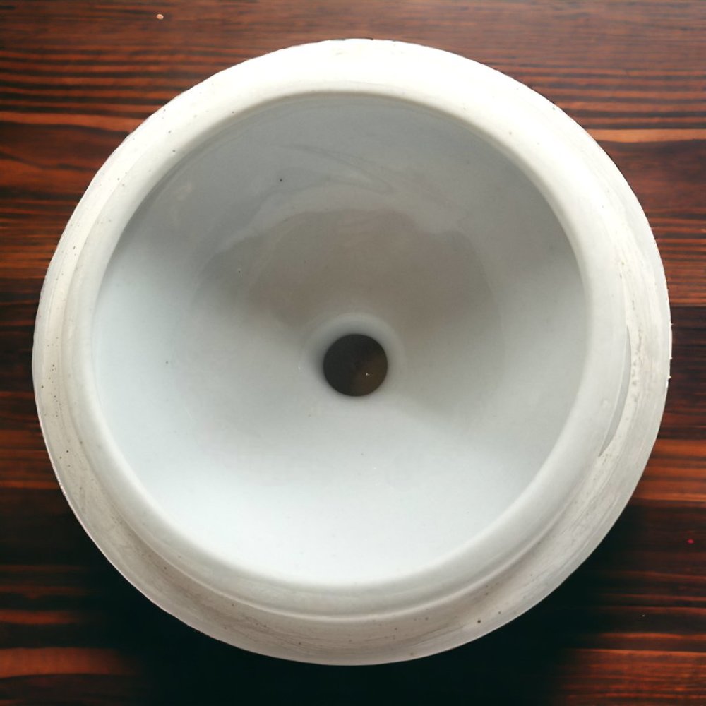 Double Happiness Chinese Ginger Jar Blue & White Classic Lidded Porcelain - Picture 5 of 14